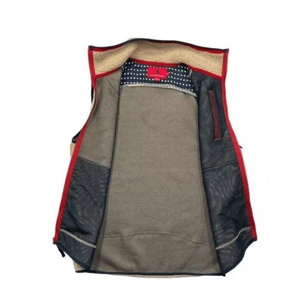 Southern Proper Men's Size Medium Fully Lined Sherpa Fleece Vest - Picture 6 of 9